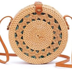 Rarely used Amerrii Rattan cross body